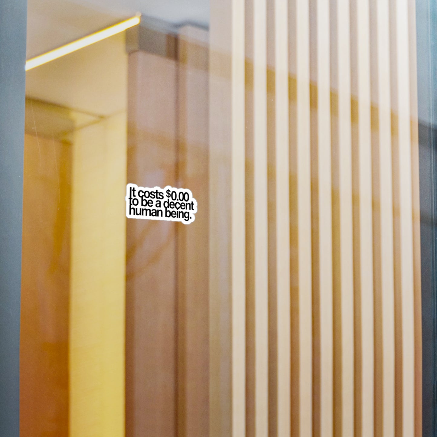 Decent Human Being Decal
