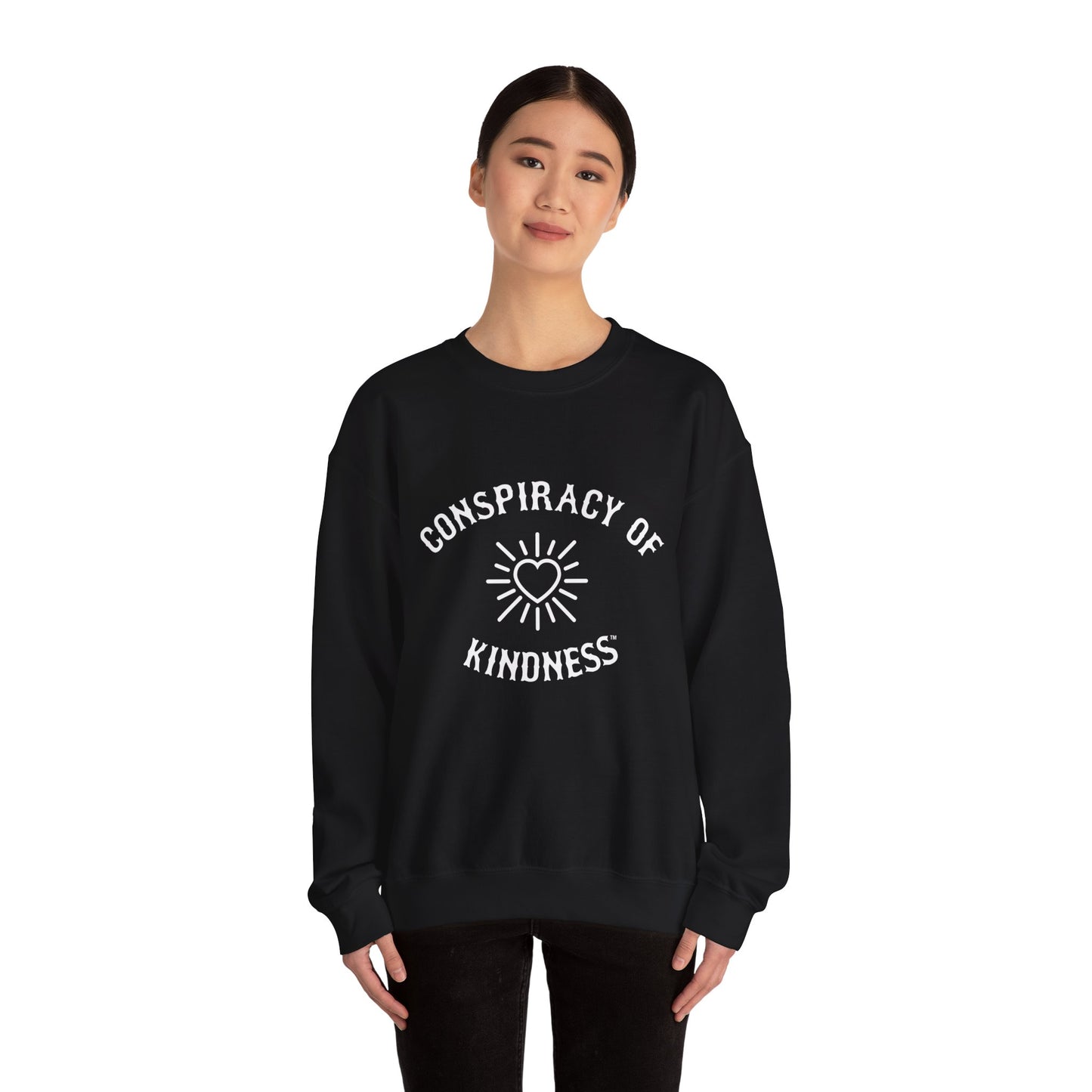 Conspiracy of Kindness Crewneck Sweatshirt Black