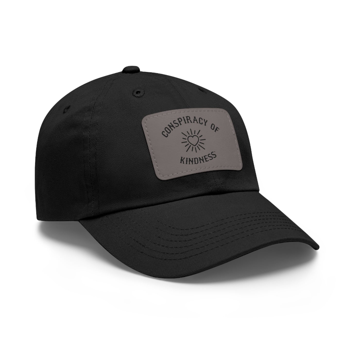 Conspiracy of Kindness Leather Patch Hat