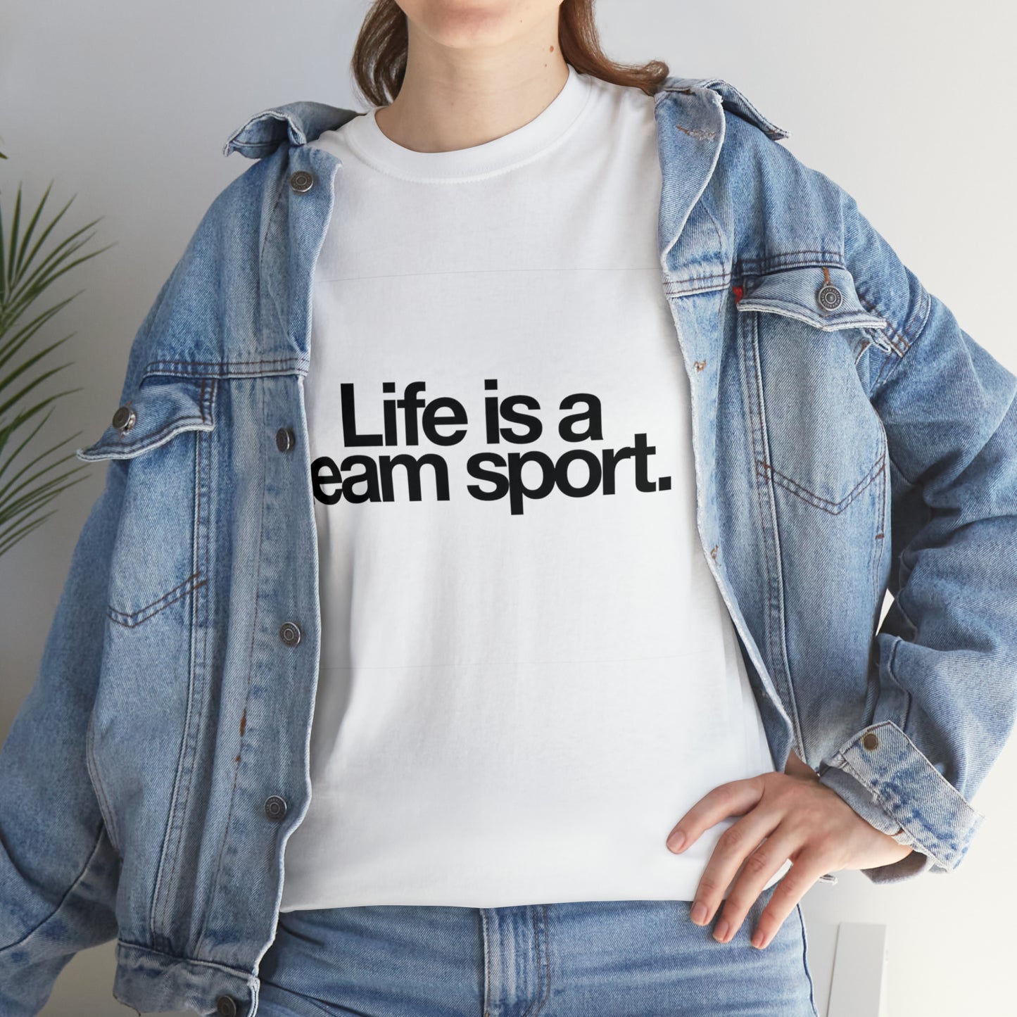 Team Sport Tee White