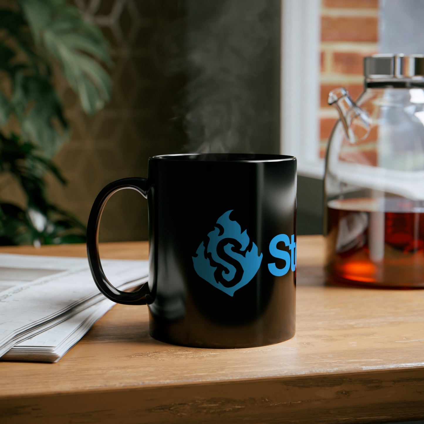 Storyfire Black Mug