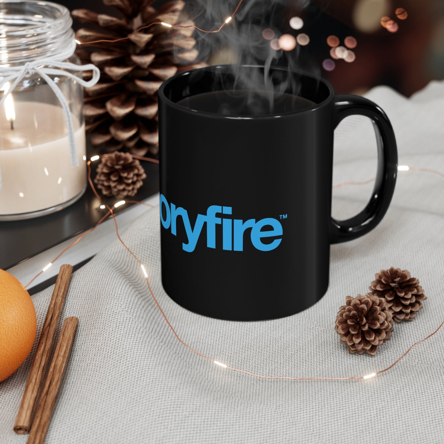 Storyfire Black Mug